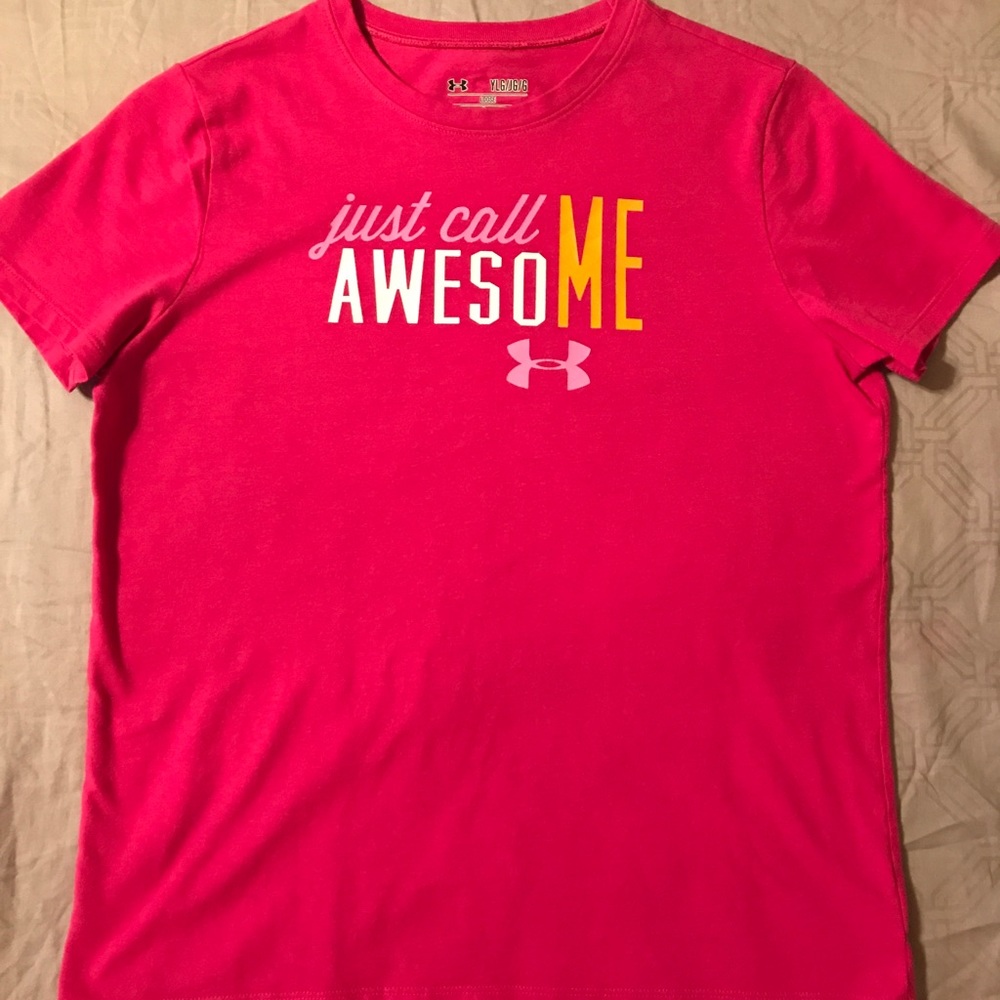 Girls Under Armour heat gear top